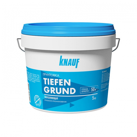 КНАУФ Грунтовка KNAUF TIEFENGRUND глубокого проникн. 5л