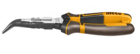 Тонкогубцы изогнутые 160мм INGCO HHBNP28160